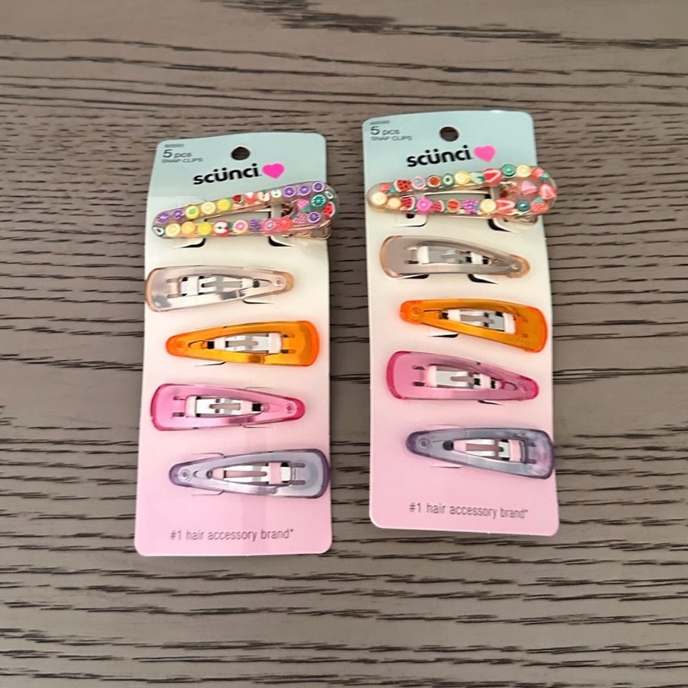 Scunci Vibrant Hair Clip Collection